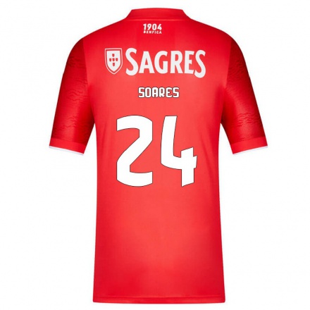 Herren Fußball Samuel Soares #24 Rot Heimtrikot Trikot 2021/22 T-Shirt