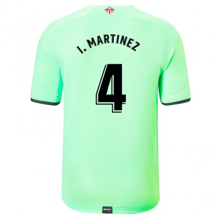 Herren Fußball Inigo Martinez #4 Hellgrün Auswärtstrikot Trikot 2021/22 T-Shirt