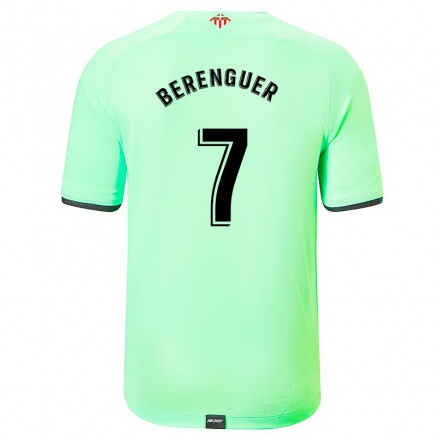 Herren Fußball Alex Berenguer #7 Hellgrün Auswärtstrikot Trikot 2021/22 T-Shirt