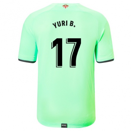 Herren Fußball Yuri Berchiche #17 Hellgrün Auswärtstrikot Trikot 2021/22 T-Shirt