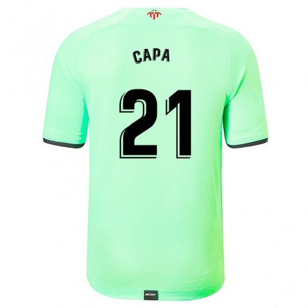Herren Fußball Ander Capa #21 Hellgrün Auswärtstrikot Trikot 2021/22 T-Shirt