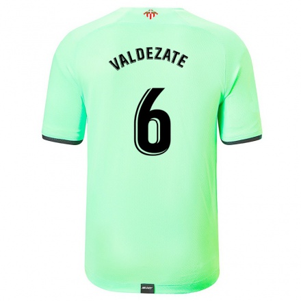Herren Fußball Oihane Valdezate #6 Hellgrün Auswärtstrikot Trikot 2021/22 T-Shirt