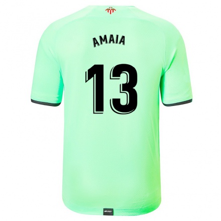 Herren Fußball Amaia #13 Hellgrün Auswärtstrikot Trikot 2021/22 T-Shirt