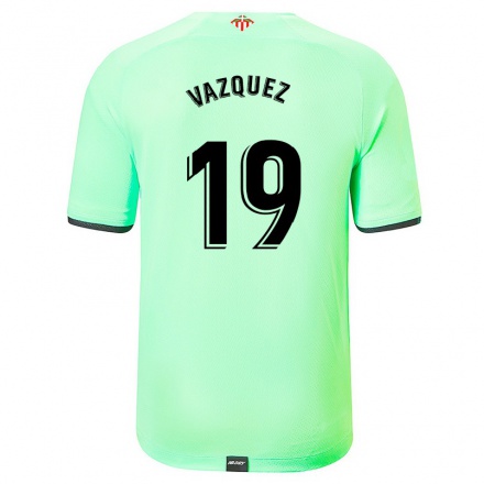 Herren Fußball Erika Vazquez #19 Hellgrün Auswärtstrikot Trikot 2021/22 T-Shirt