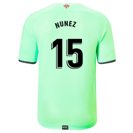 Herren Fußball Alvaro Nunez #15 Hellgrün Auswärtstrikot Trikot 2021/22 T-Shirt