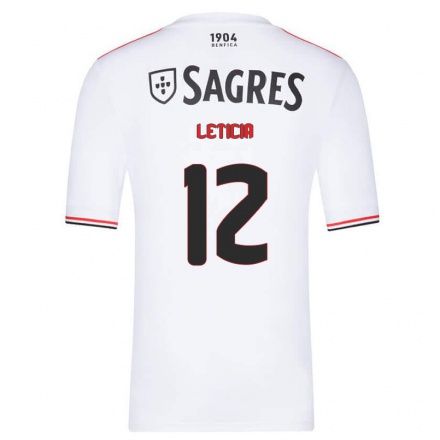 Herren Fußball Leticia #12 Weiß Auswärtstrikot Trikot 2021/22 T-Shirt