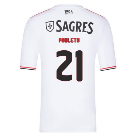 Herren Fußball Pauleta #21 Weiß Auswärtstrikot Trikot 2021/22 T-Shirt