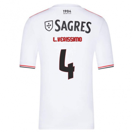 Herren Fußball Lucas Verissimo #4 Weiß Auswärtstrikot Trikot 2021/22 T-Shirt