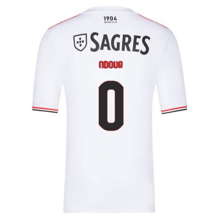 Herren Fußball Cher Ndour #0 Weiß Auswärtstrikot Trikot 2021/22 T-Shirt