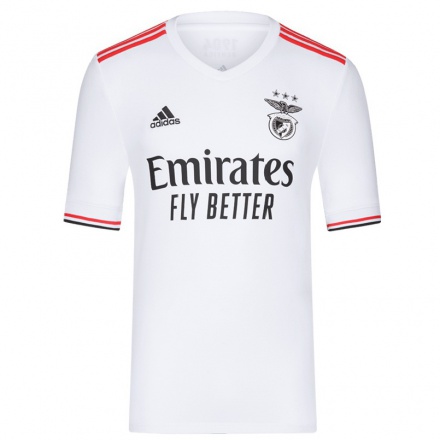 Herren Fußball Diogo Capitao #6 Weiß Auswärtstrikot Trikot 2021/22 T-shirt