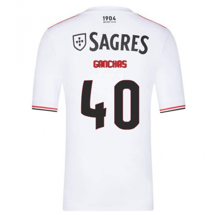 Herren Fußball Pedro Ganchas #40 Weiß Auswärtstrikot Trikot 2021/22 T-Shirt