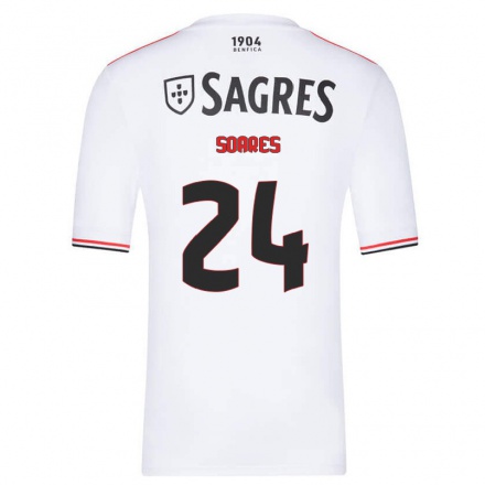 Herren Fußball Samuel Soares #24 Weiß Auswärtstrikot Trikot 2021/22 T-Shirt