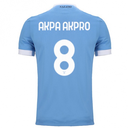 Herren Fußball Jean-Daniel Akpa Akpro #8 Blau Heimtrikot Trikot 2021/22 T-Shirt