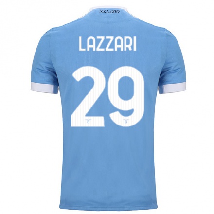 Herren Fußball Manuel Lazzari #29 Blau Heimtrikot Trikot 2021/22 T-Shirt