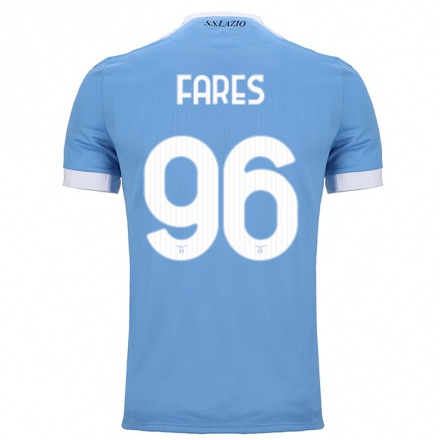 Herren Fußball Mohamed Fares #96 Blau Heimtrikot Trikot 2021/22 T-Shirt