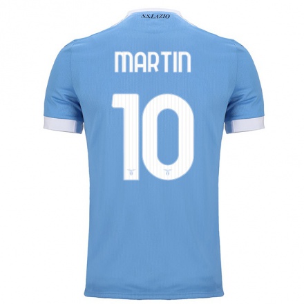 Herren Fußball Adriana Martin #10 Blau Heimtrikot Trikot 2021/22 T-Shirt