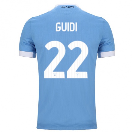 Herren Fußball Emma Guidi #22 Blau Heimtrikot Trikot 2021/22 T-Shirt