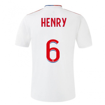 Herren Fußball Amandine Henry #6 Weiß Heimtrikot Trikot 2021/22 T-Shirt