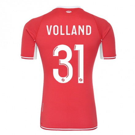 Herren Fußball Kevin Volland #31 Rot-weib Heimtrikot Trikot 2021/22 T-shirt