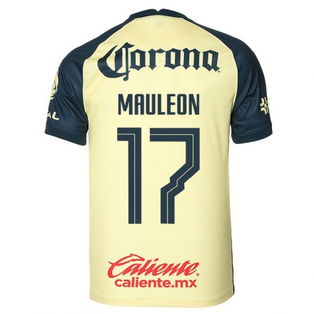 Herren Fußball Natalia Mauleon #17 Gelb Heimtrikot Trikot 2021/22 T-Shirt