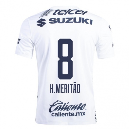 Herren Fußball Higor Meritao #8 Weiß Heimtrikot Trikot 2021/22 T-shirt