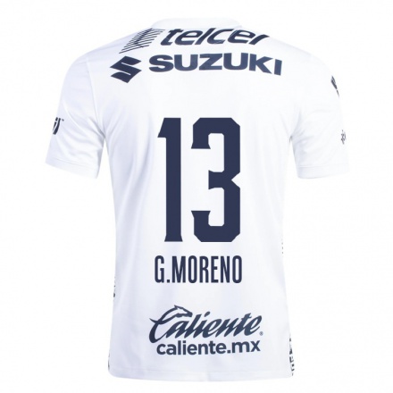 Herren Fußball Gerardo Moreno #13 Weiß Heimtrikot Trikot 2021/22 T-shirt