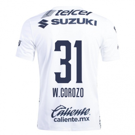 Herren Fußball Washington Corozo #31 Weiß Heimtrikot Trikot 2021/22 T-Shirt