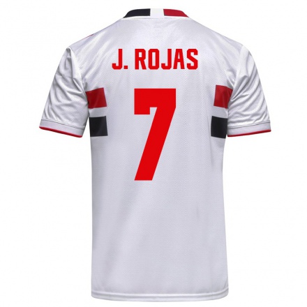 Herren Fußball Joao Rojas #7 Weiß Heimtrikot Trikot 2021/22 T-shirt