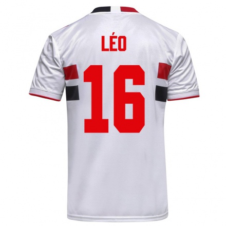 Herren Fußball Leo #16 Weiß Heimtrikot Trikot 2021/22 T-Shirt