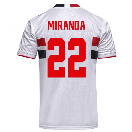 Herren Fußball Miranda #22 Weiß Heimtrikot Trikot 2021/22 T-Shirt