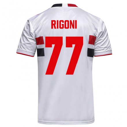 Herren Fußball Emiliano Rigoni #77 Weiß Heimtrikot Trikot 2021/22 T-Shirt