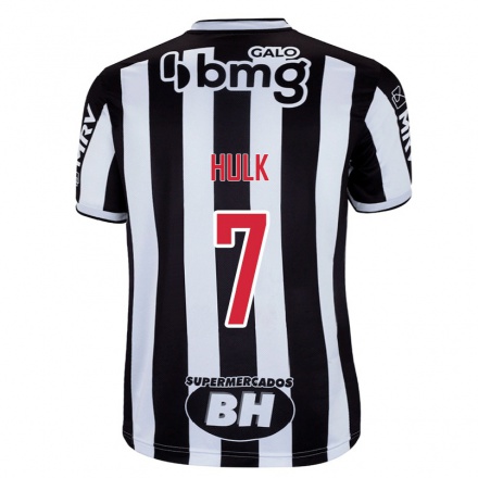 Herren Fußball Hulk #7 Weiß Schwarz Heimtrikot Trikot 2021/22 T-shirt