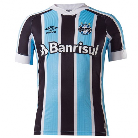 Herren Fußball Paulo Victor #1 Blau Schwarz Heimtrikot Trikot 2021/22 T-shirt