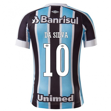 Herren Fußball Juliana Odilon da Silva #10 Blau Schwarz Heimtrikot Trikot 2021/22 T-Shirt