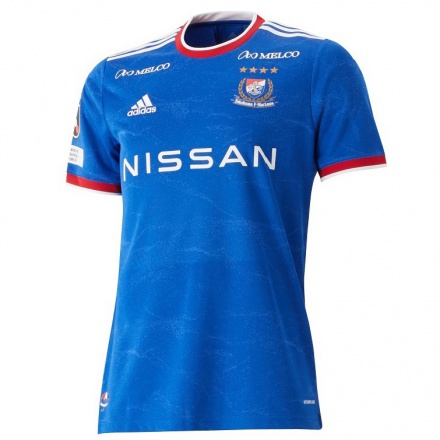 Herren Fußball Shinnosuke Hatanaka #4 Blau Heimtrikot Trikot 2021/22 T-shirt
