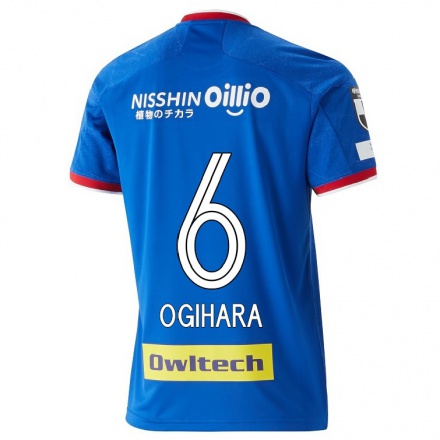 Herren Fußball Takahiro Ogihara #6 Blau Heimtrikot Trikot 2021/22 T-shirt