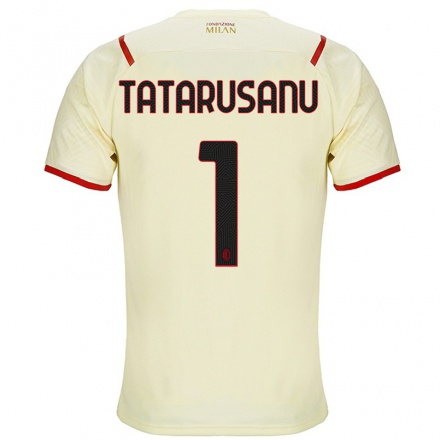 Herren Fußball Ciprian Tatarusanu #1 Sekt Auswärtstrikot Trikot 2021/22 T-shirt