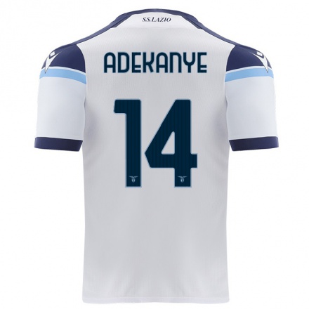 Herren Fußball Bobby Adekanye #14 Weiß Auswärtstrikot Trikot 2021/22 T-Shirt