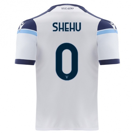 Herren Fußball Florent Shehu #0 Weiß Auswärtstrikot Trikot 2021/22 T-shirt