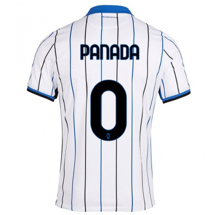 Herren Fußball Simone Panada #0 Blau Weiss Auswärtstrikot Trikot 2021/22 T-Shirt