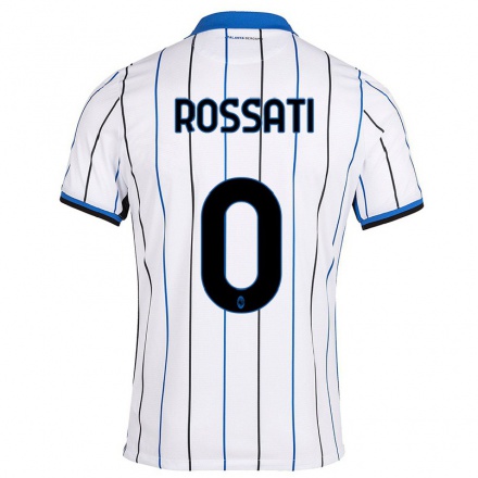 Herren Fußball Giacomo Rossati #0 Blau Weiss Auswärtstrikot Trikot 2021/22 T-Shirt