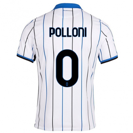 Herren Fußball Federico Polloni #0 Blau Weiss Auswärtstrikot Trikot 2021/22 T-Shirt