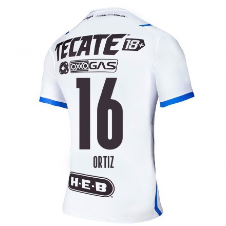 Herren Fußball Celso Ortiz #16 Blau Weiss Auswärtstrikot Trikot 2021/22 T-Shirt