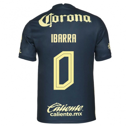 Herren Fußball Renato Ibarra #0 Navy Blau Auswärtstrikot Trikot 2021/22 T-Shirt