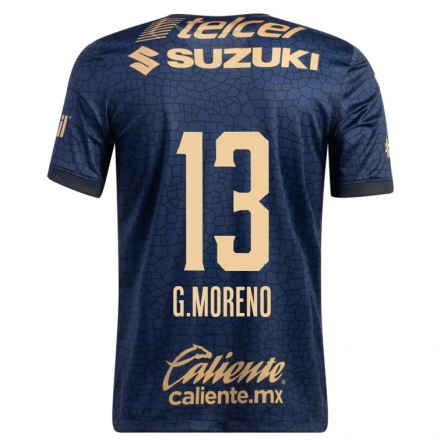 Herren Fußball Gerardo Moreno #13 Navy Blau Auswärtstrikot Trikot 2021/22 T-Shirt