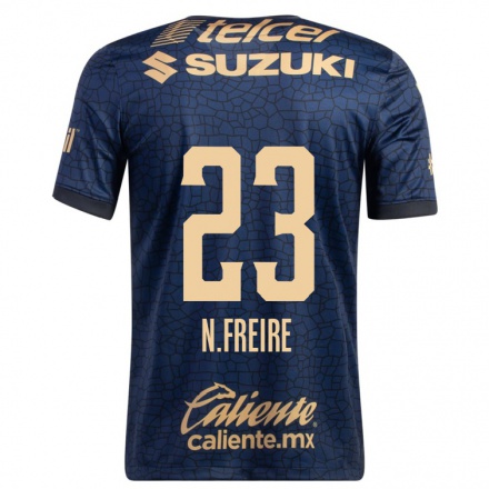 Herren Fußball Nicolas Freire #23 Navy Blau Auswärtstrikot Trikot 2021/22 T-Shirt