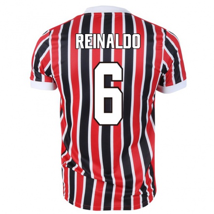Herren Fußball Reinaldo #6 Rot Schwarz Auswärtstrikot Trikot 2021/22 T-Shirt