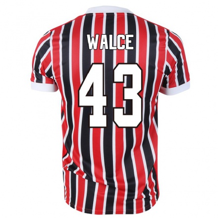 Herren Fußball Walce #43 Rot Schwarz Auswärtstrikot Trikot 2021/22 T-Shirt