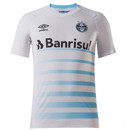Herren Fußball Bruno Cortez #12 Weiß Blau Auswärtstrikot Trikot 2021/22 T-shirt