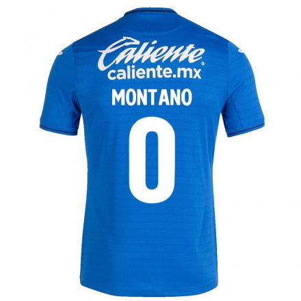 Herren Fußball Kevyn Montano #0 Dunkelblau Heimtrikot Trikot 2021/22 T-Shirt
